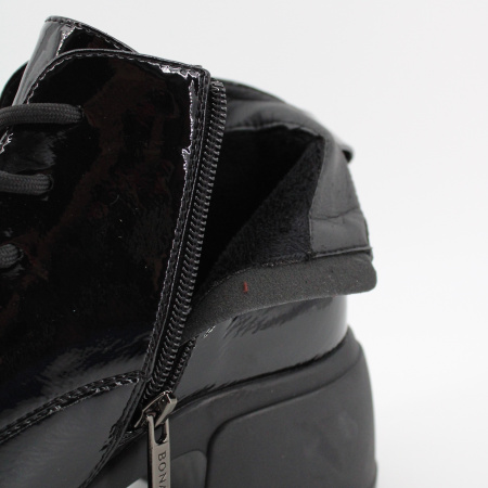 LUKME ботильоны лаковые на шнуровке