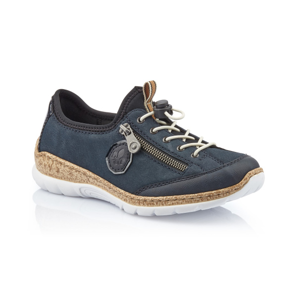 RIEKER полуботинки на белой подошве 