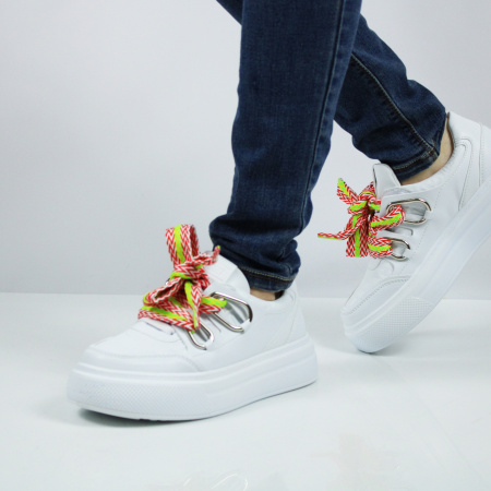 KEDDO DENIM Кеды яркая двухцветная шнуровка