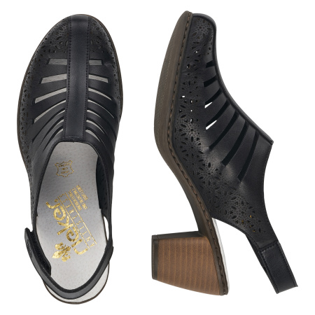 RIEKER туфли с вырезами и перфорацией 