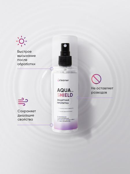 ICLEANER Aqua-shield Водоотталкивающая пропитка 125 мл 