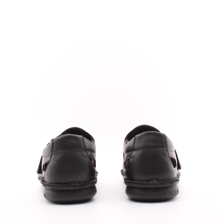 SHOIBERG, 739-55-04-01, Сандалии муж. нат.кожа/текстиль/черный (06-22)