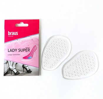 BRAUS Полустельки LADY SUPER гелевые для обуви на высоком каблуке