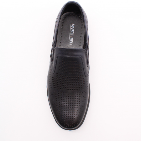 Синие кожаные полуботинки MARCO TREDI