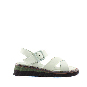 Босоножки салатового цвета SandM