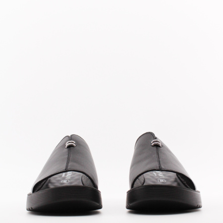 LUKME сабо-черное на танкетке