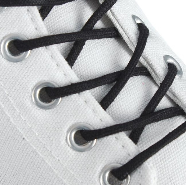 Шнурки BRAUS 100см толстые ЧЕРНЫЕ