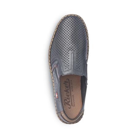 RIEKER полуботинки перфорированые прошивные