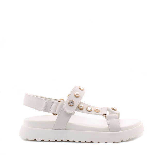 Белые сандалии MADELLA