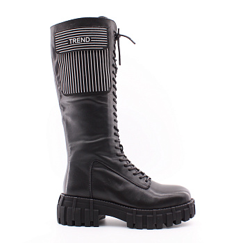 KRAUS сапоги на шнуровке с боковым декоративным карманом 