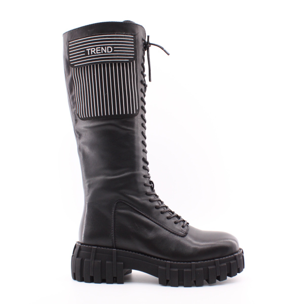 KRAUS сапоги на шнуровке с боковым декоративным карманом 