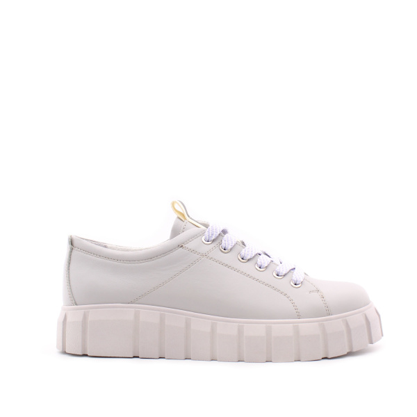 Светлые кеды на рифленной подошве SHOIBERG