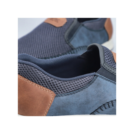 RIEKER текстильные мокасины