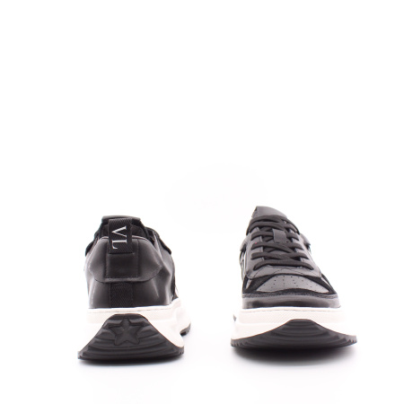 Черные кожаные кроссовки RESPECT