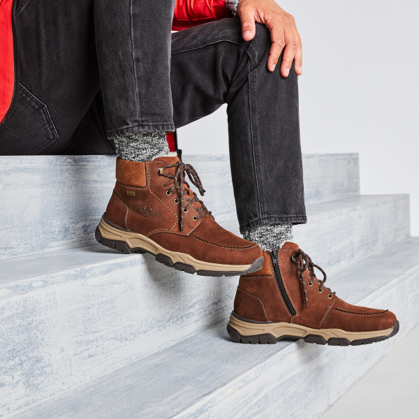 RIEKER кроссовки высокие на шнурках