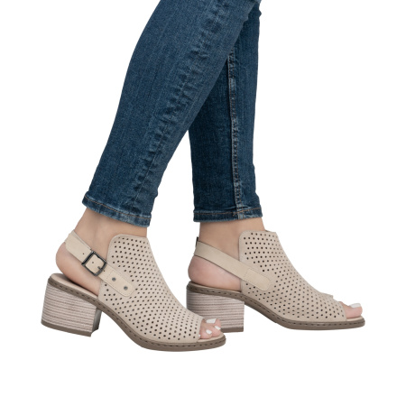 RIEKER босоножки перфорированые