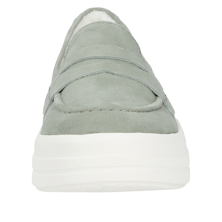 REMONTE мокасины нежно зеленого цвета 