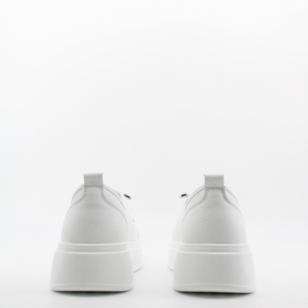 LUKME белые кожаные кеды