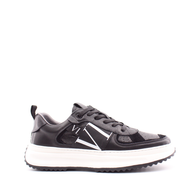 Черные кожаные кроссовки RESPECT