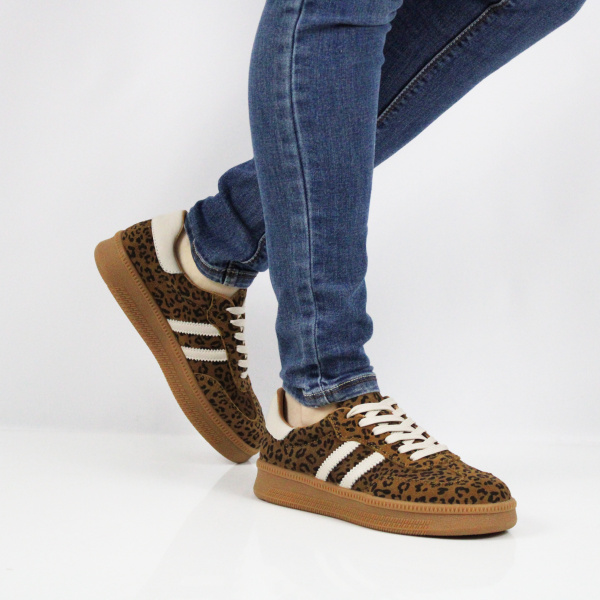 BADEN кеды леопардовые
