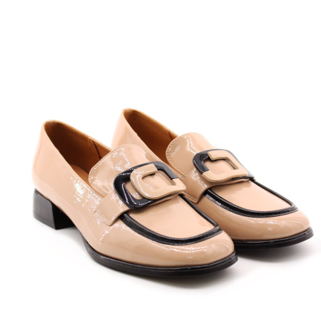 LUKME лаковые лоферы с пряжкой