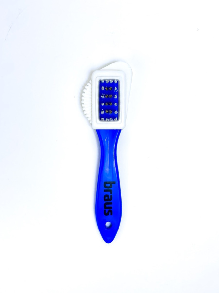 BRAUS Щетка комбинированная для замши, нубука и велюра 3 в 1