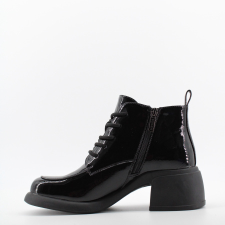 LUKME ботильоны лаковые на шнуровке