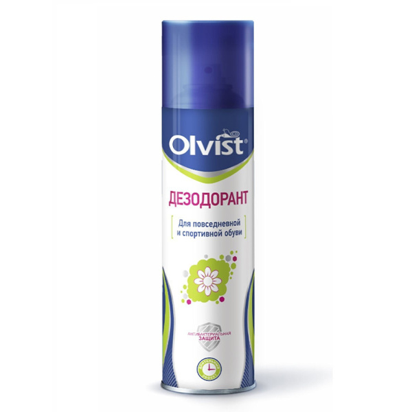 OLVIST Дезодорант для обуви с антибактериальным эффектом 150мл