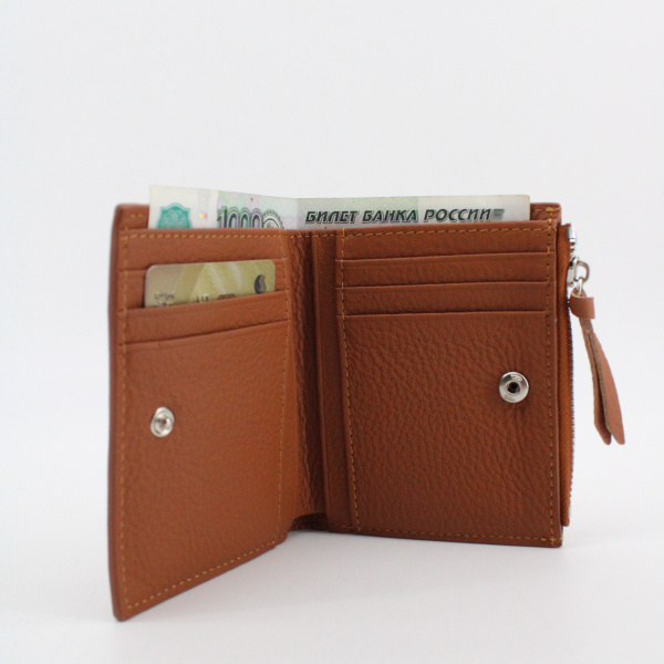 BADEN кошелек женский рыжего цвета