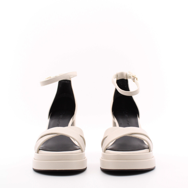 MARCO TOZZI кремовые босоножки платформа-каблук