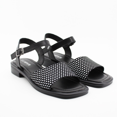 SPUR босоножки союзка в горошек