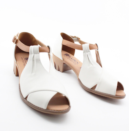 BADEN Босоножки Т-образные из натуральной кожи ANTISTRESS