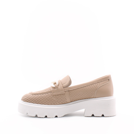 Кожаные перфорированные лоферы BONAVI