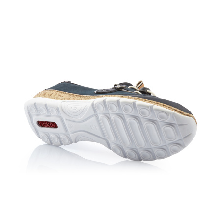 RIEKER полуботинки на белой подошве 