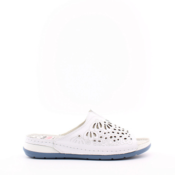 Сабо белое перфорированное TOFA