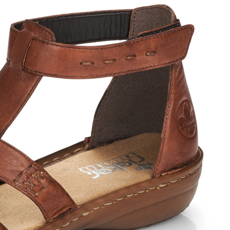 RIEKER сандалии коричневого цвета 