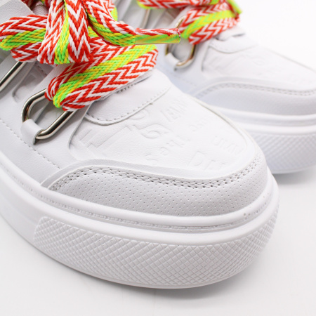 KEDDO DENIM Кеды яркая двухцветная шнуровка