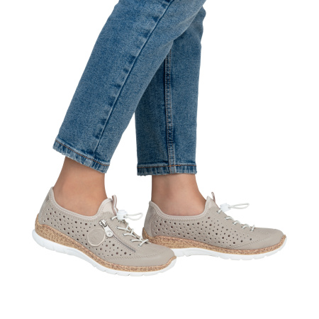 RIEKER полуботинки с перфорацией