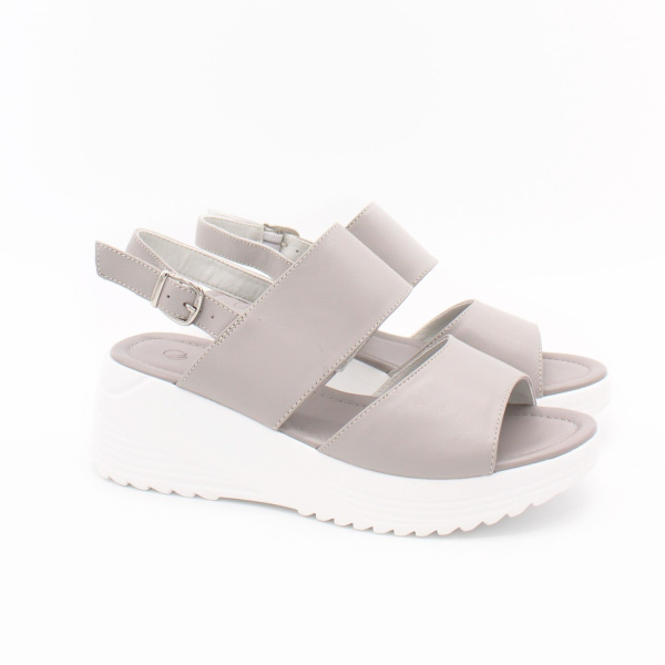 Босоножки на высокой белой подошве BONAVI