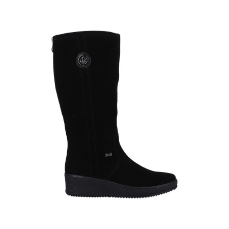 RIEKER замшевые сапоги на танкетке