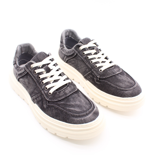 Текстильные кеды на белой подошве RESPECT