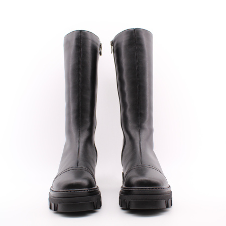 BONAVI чёрные зимние сапоги на молнии