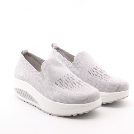 EVALLI серые текстильные полуботинки 