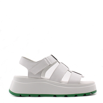 LUKME босоножки белые на платформе