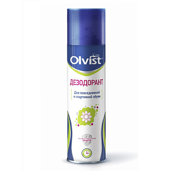 OLVIST Дезодорант для обуви с антибактериальным эффектом 150мл