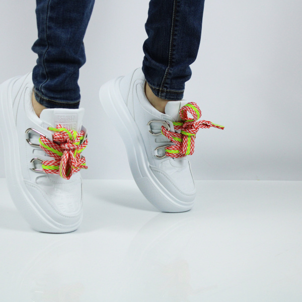 KEDDO DENIM Кеды яркая двухцветная шнуровка