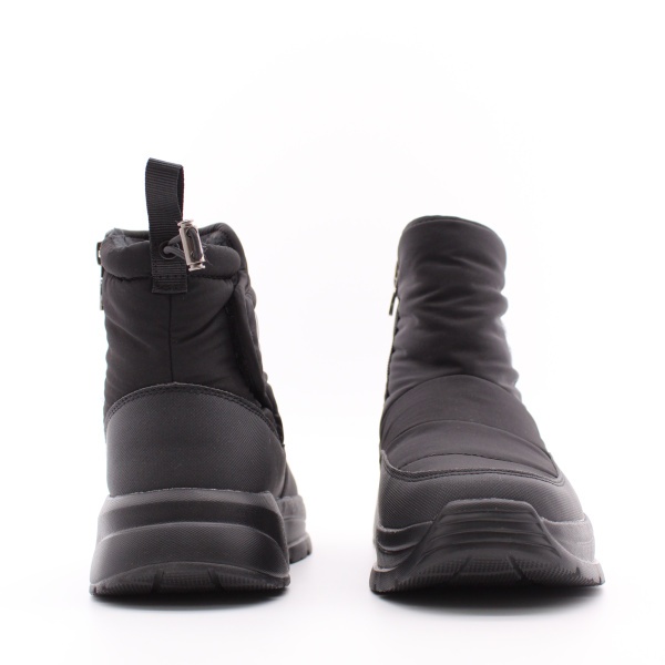 GRUNBERG дутики чёрные на молнии 