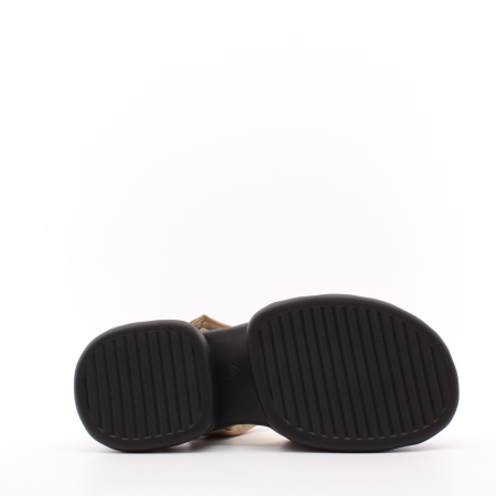 BONAVI бежевые дутые босоножки