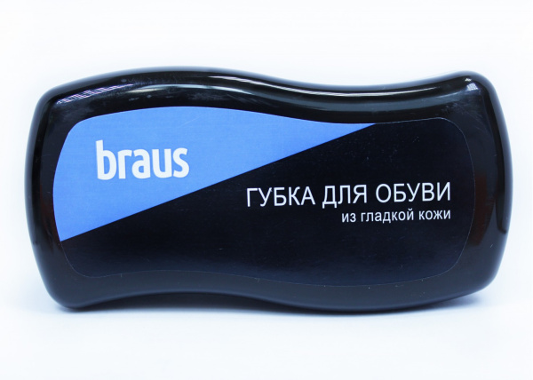 BRAUS Губка для обуви ВОЛНА БЕСЦВЕТНАЯ