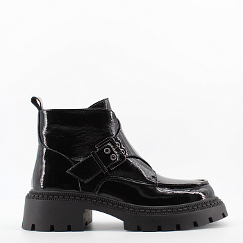 COVANI ботильоны лаковые с пряжкой 